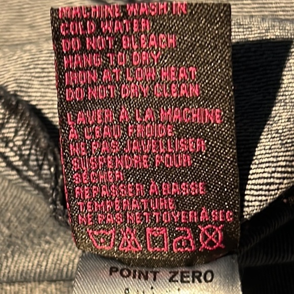 Point Zero Jean Mini Skirt Blue Size L - Picture 7 of 10